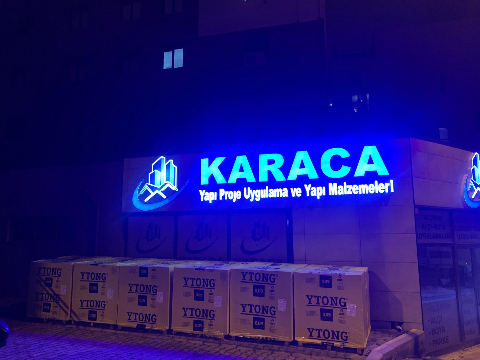 Karaca Yapı Market kasa ve ic mekan