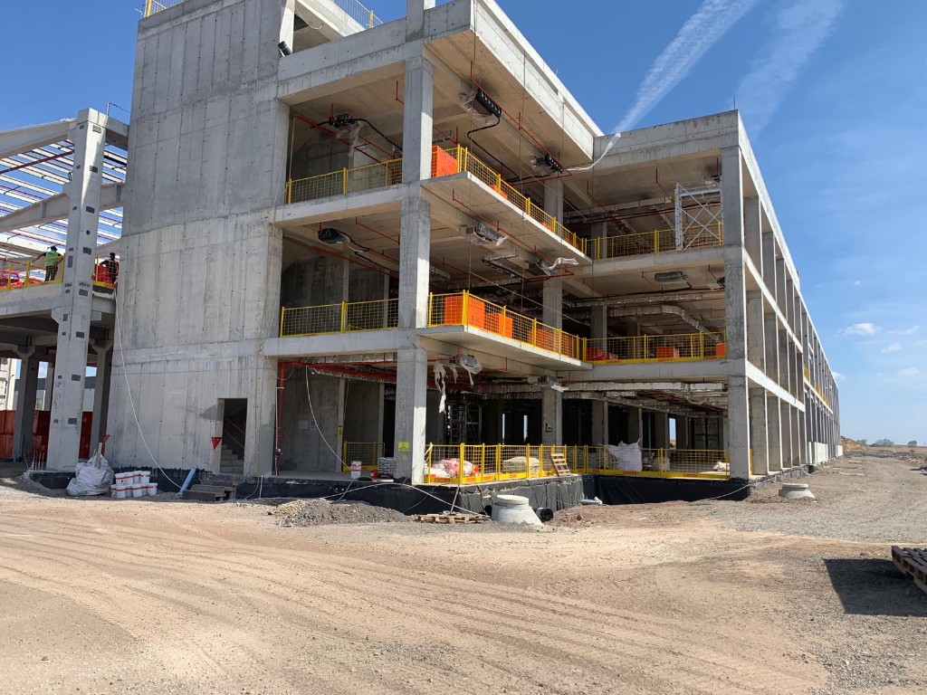 Ağaoğlu My Newwork — çok katlı betonarme şantiye, sprinkler ve HVAC tesisatı